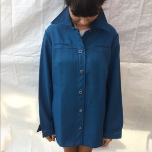 70s Leisure Polyester Button up Jacket